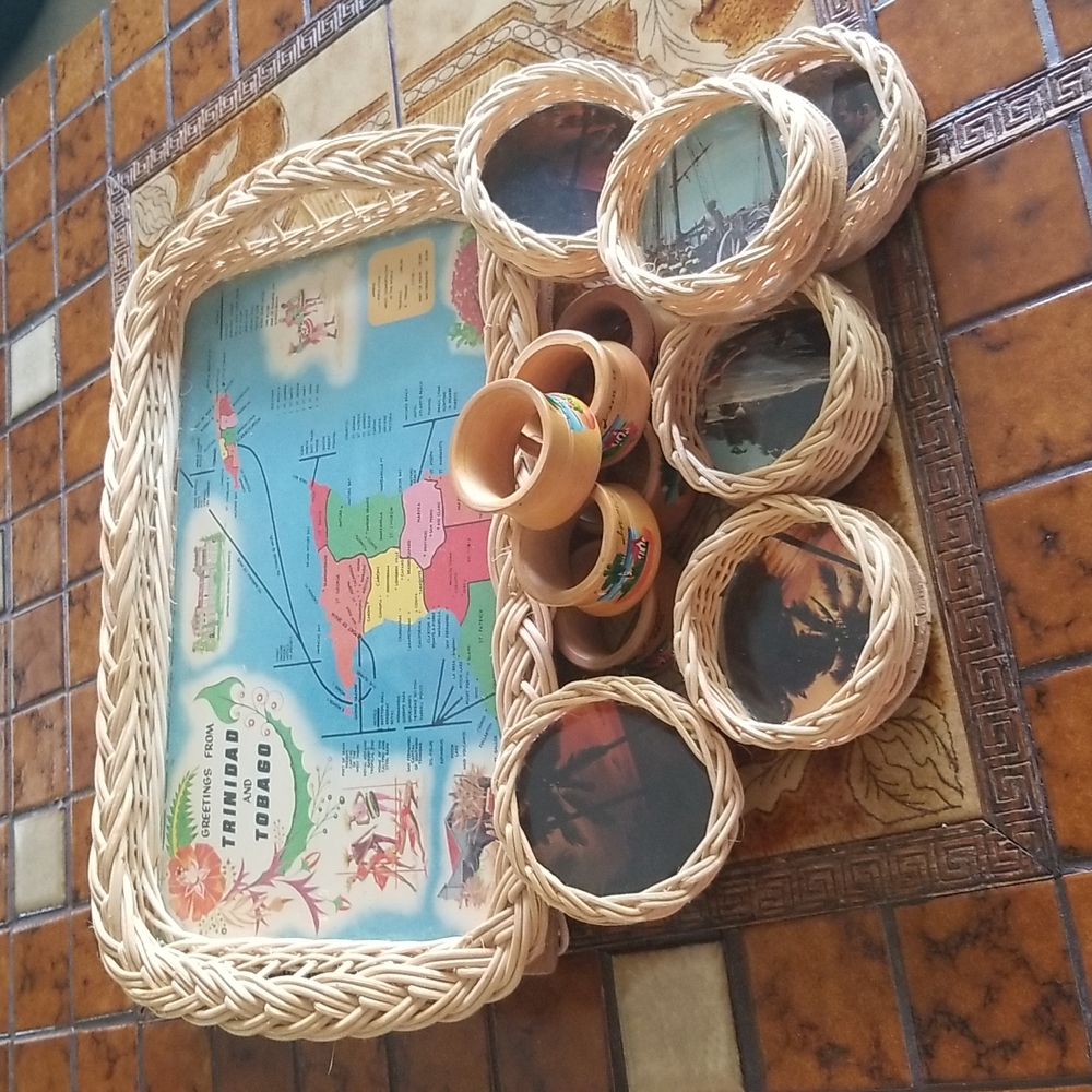 Vintage Island Serving Tray
